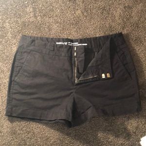 Black khakis shorts